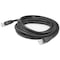 Add-On Addon 1Ft Rj-45 (Male) To Rj-45 (Male) Black Straight Unshielded ADD-1FSLCAT6-BK - alternate 1